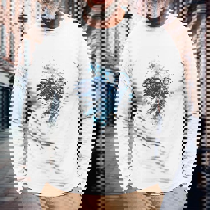 スペースイーグル アストロノート アドベンチャー 長袖Tシャツ 高齢者への贈り物