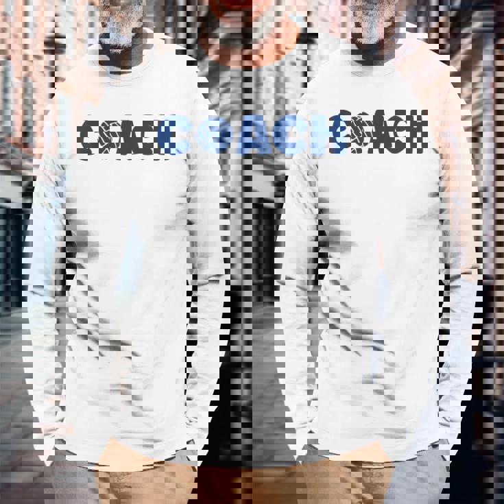 スーパー水球スポーツ シンプル水球コーチ Coach Water-Polo 長袖Tシャツ 高齢者への贈り物