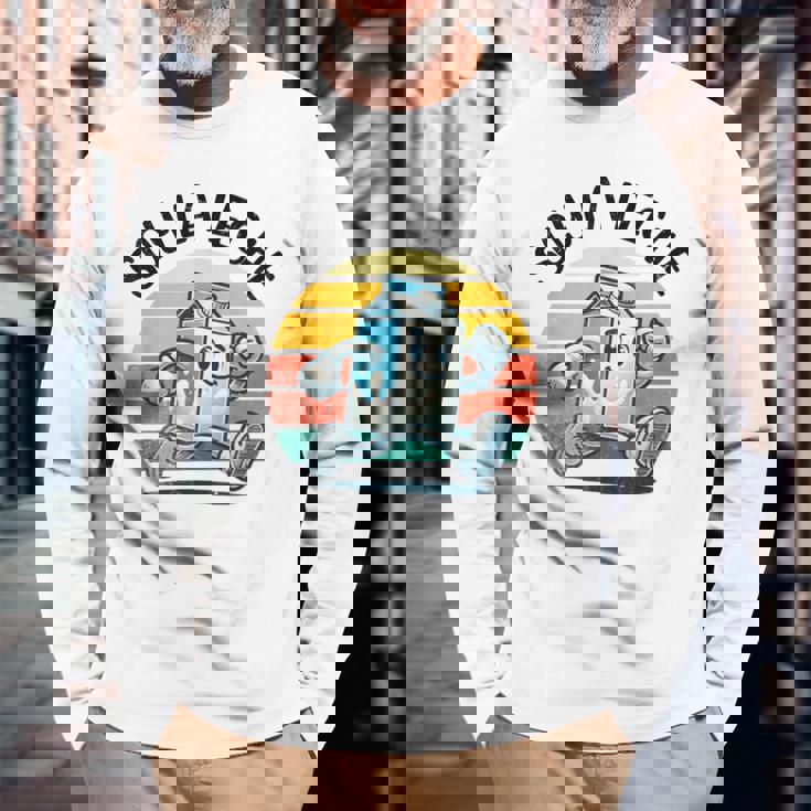 ソイ ラ レチェ ディベルティダ 長袖Tシャツ 高齢者への贈り物