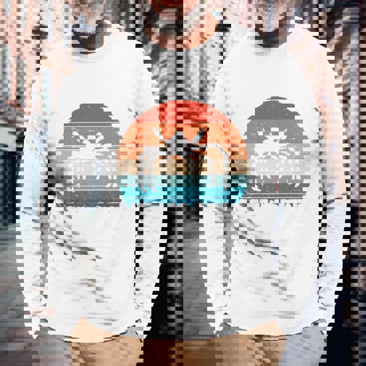 タカアシガニのささやき 海洋生物学者 長袖tシャツ 長袖Tシャツ 高齢者への贈り物