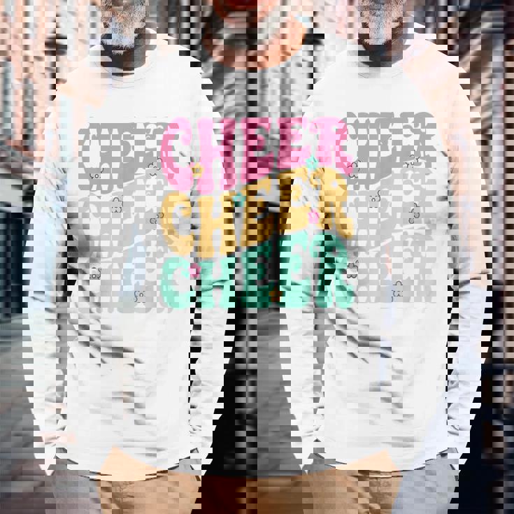 チアリーディング用 チアリーダー スクワッド ガール ティーン チア練習 長袖Tシャツ 高齢者への贈り物