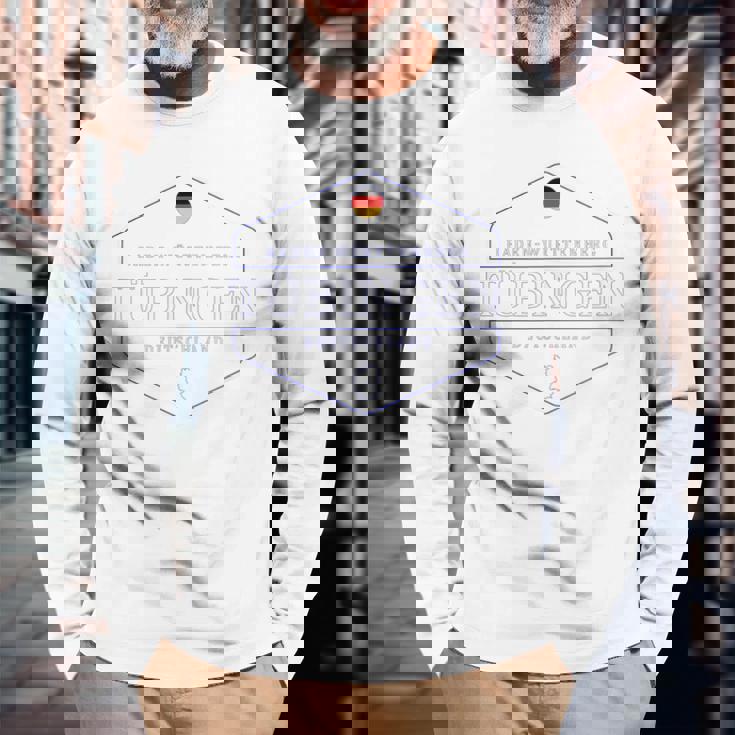 チュービンゲン・バーデンヴュルテンベルク ドイツ テュービンゲン ドイツ 長袖Tシャツ 高齢者への贈り物