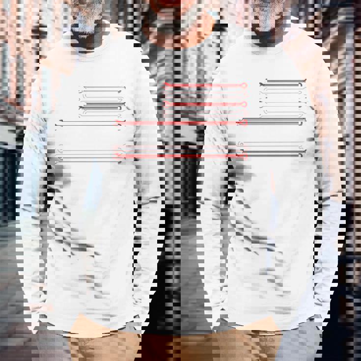 ディーゼル アメリカ国旗 愛国心が強いディーゼル整備士 長袖tシャツ 長袖Tシャツ 高齢者への贈り物