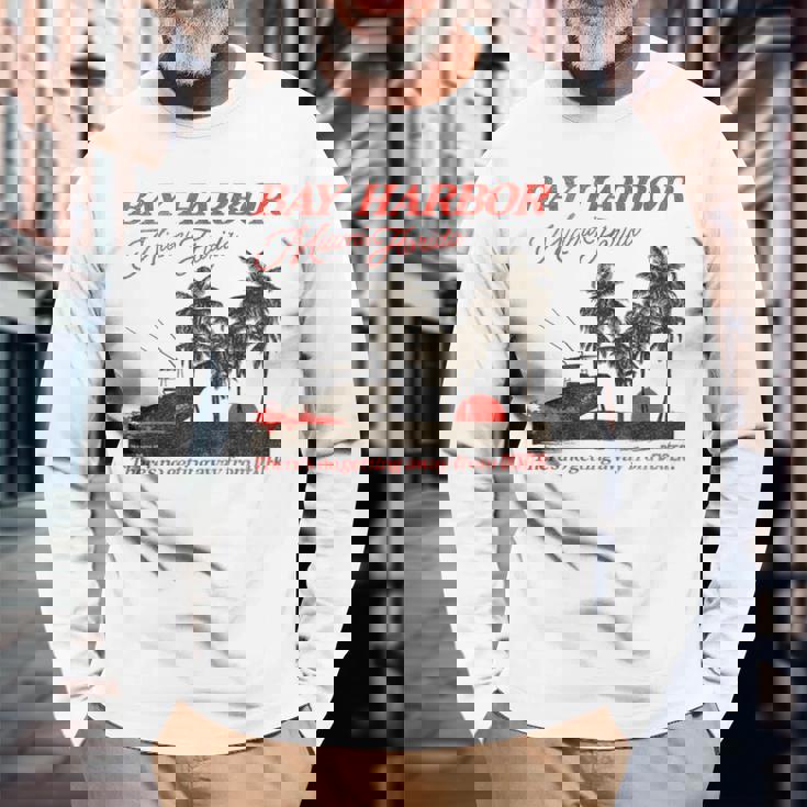 デクスター公式テレビ番組ベイハーバー 長袖Tシャツ 高齢者への贈り物