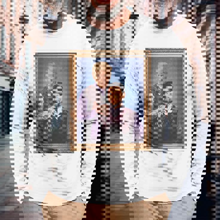 トランプ・ヴァンス・ブラザーズ ポートレート トランプ大統領 2024 長袖Tシャツ 高齢者への贈り物