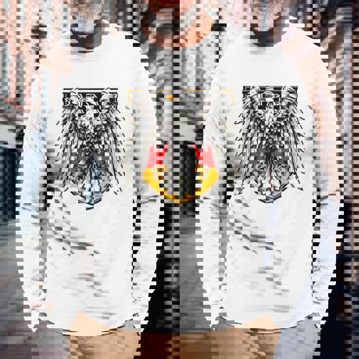 ドイツ鷲旗 ドイツ国旗 長袖tシャツ 長袖Tシャツ 高齢者への贈り物