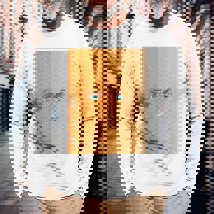 ドリミ4周年記念 壁（新兎 千里） 長袖Tシャツ 高齢者への贈り物