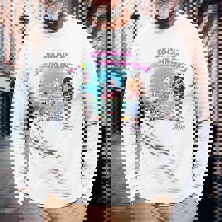 ドリームワークス ギャビーのドールハウス A-ニャーザリング 誕生日 長袖Tシャツ 高齢者への贈り物