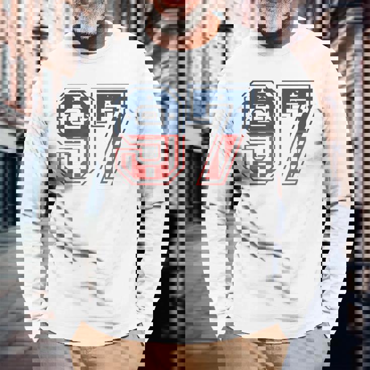 ナンバー97 Usa 長袖Tシャツ 高齢者への贈り物