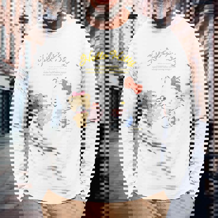 ハローキティ ハピネスマイルーム 長袖Tシャツ 高齢者への贈り物