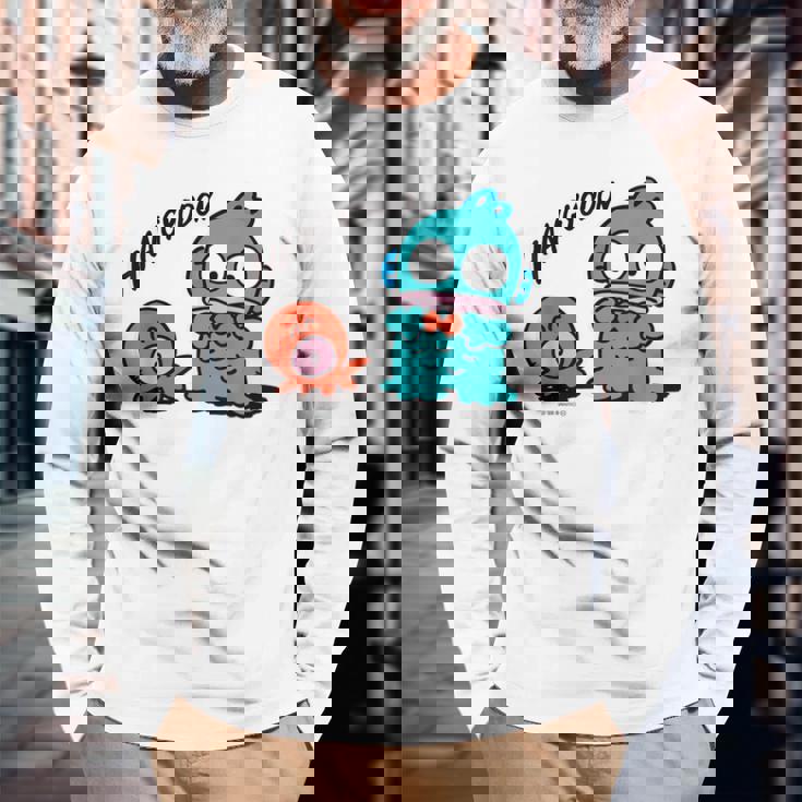 ハンギョドン 蝶ネクタイ ライトカラー 長袖Tシャツ 高齢者への贈り物