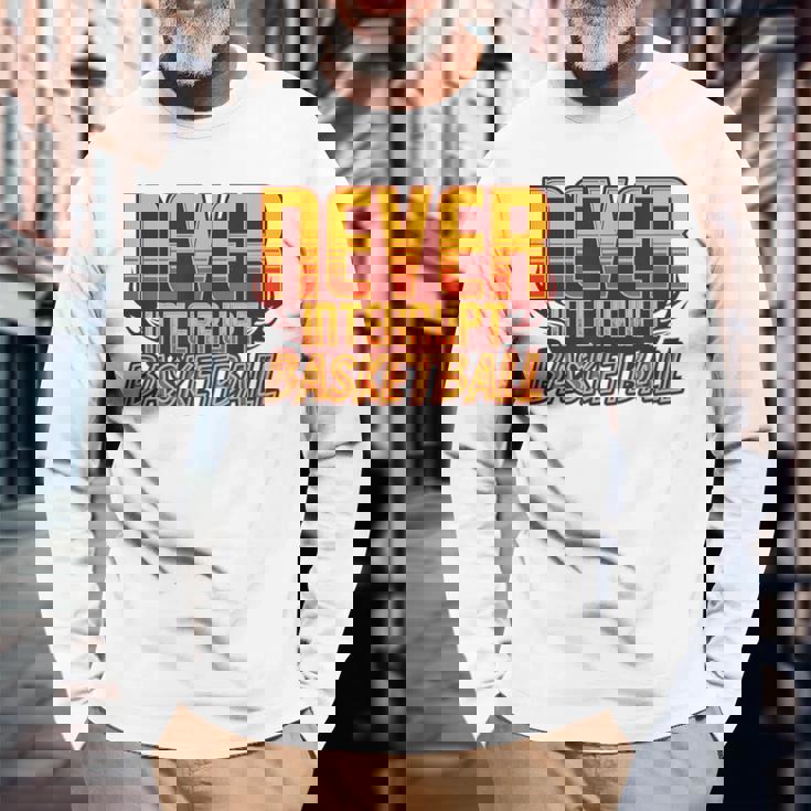 ハードコアフープ 長袖Tシャツ 高齢者への贈り物