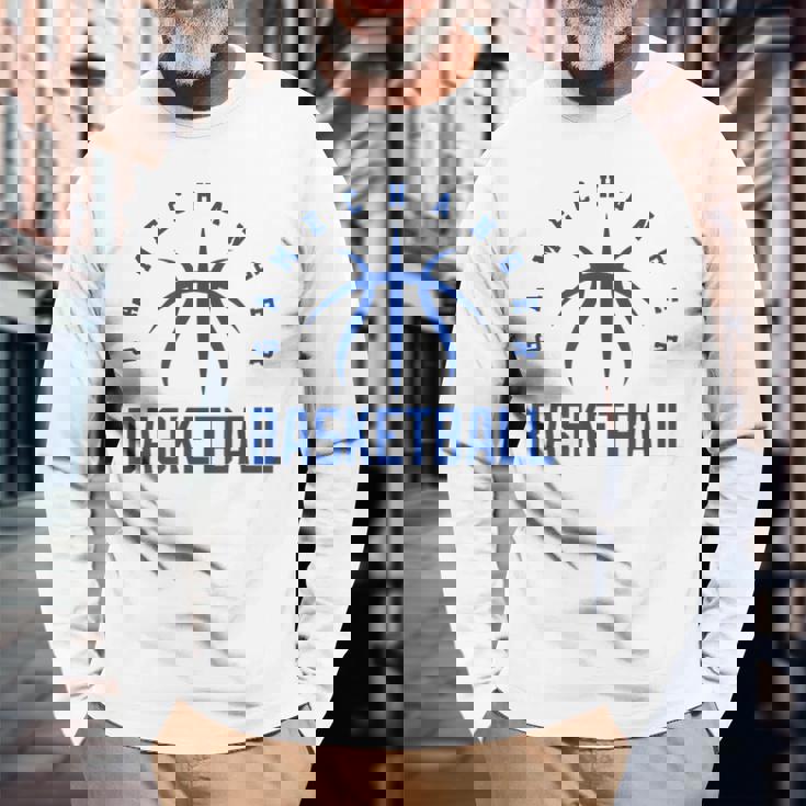 バスケットボール ゲームチェンジャー バスケ好きにオススメ 長袖Tシャツ 高齢者への贈り物