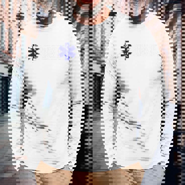 パラメディック ユニフォーム コスチューム Tar Of Life Emt Ems 救急車 長袖Tシャツ 高齢者への贈り物