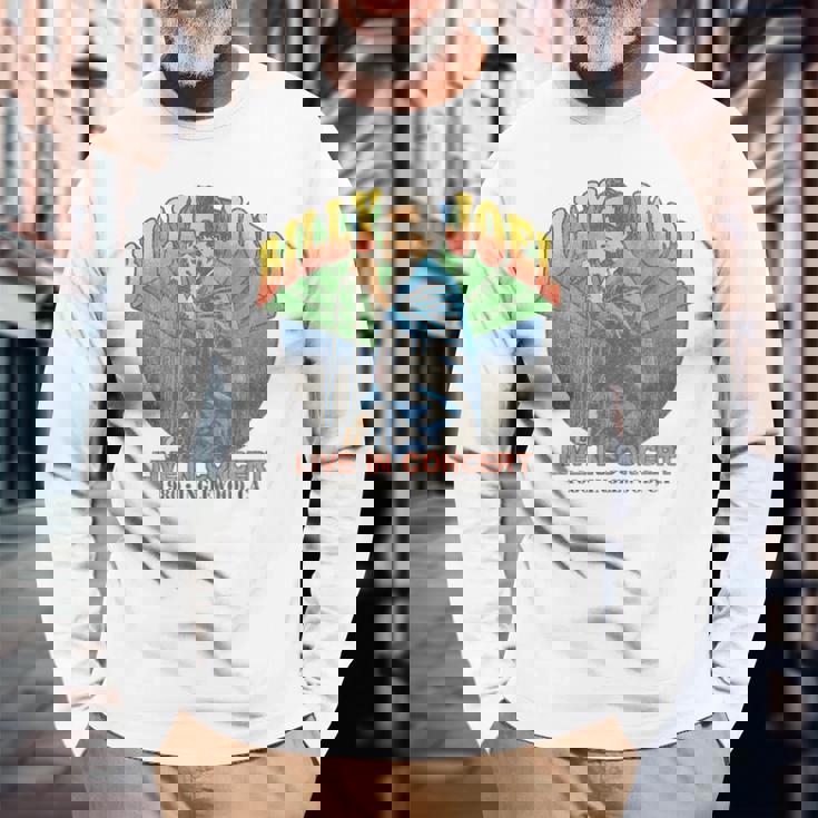 ビリー・ジョエル Live In Inglewood 1980 長袖Tシャツ 高齢者への贈り物