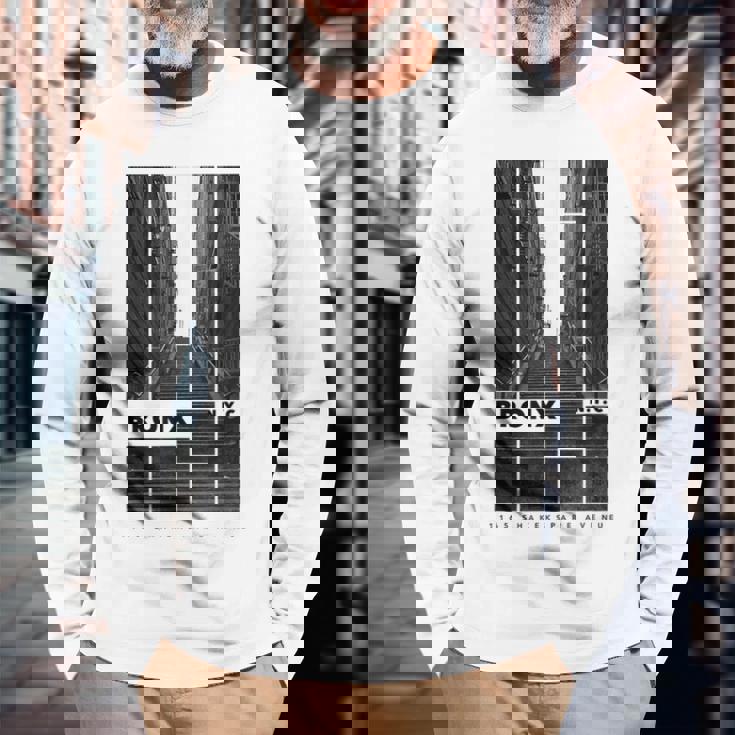 ピエロ ジョーカー 階段 ブロンクス Nyc W モダンギフト 長袖Tシャツ 高齢者への贈り物