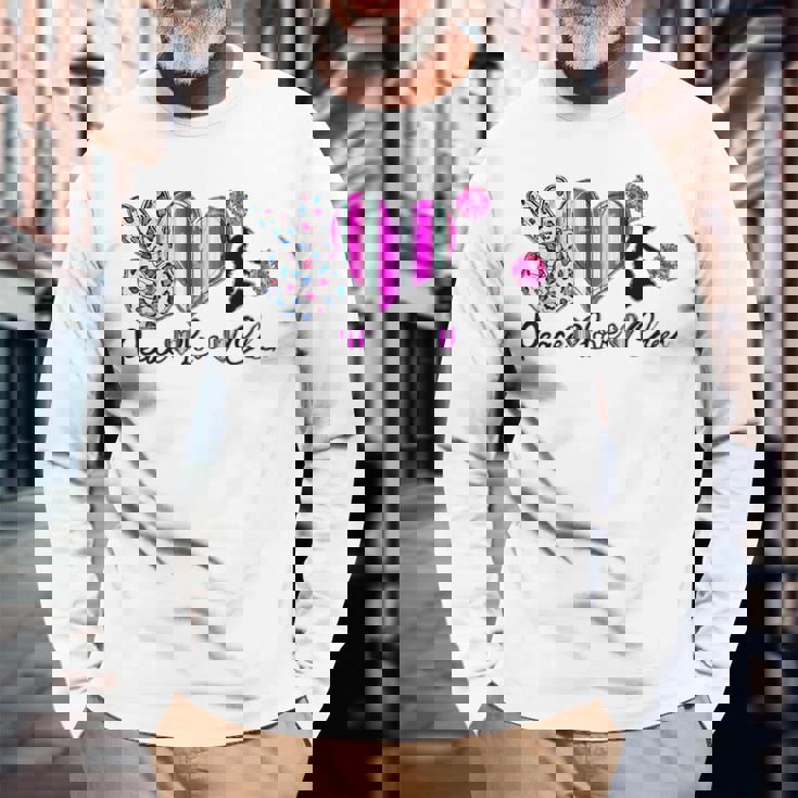 ピースラブチア 長袖Tシャツ 高齢者への贈り物