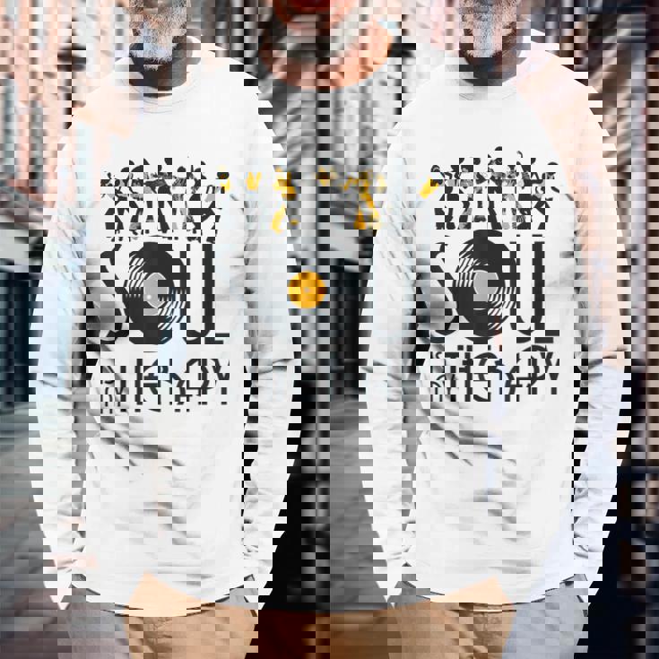 ファンクシャツ ヴィンテージ 70年代 コスチューム 音楽愛好家に 長袖Tシャツ 高齢者への贈り物