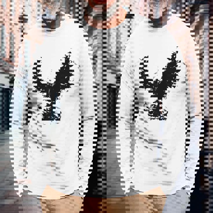 フェニックス 不死鳥 神話上の生き物 灰からのフェニックス 火 フェニックス 長袖Tシャツ 高齢者への贈り物