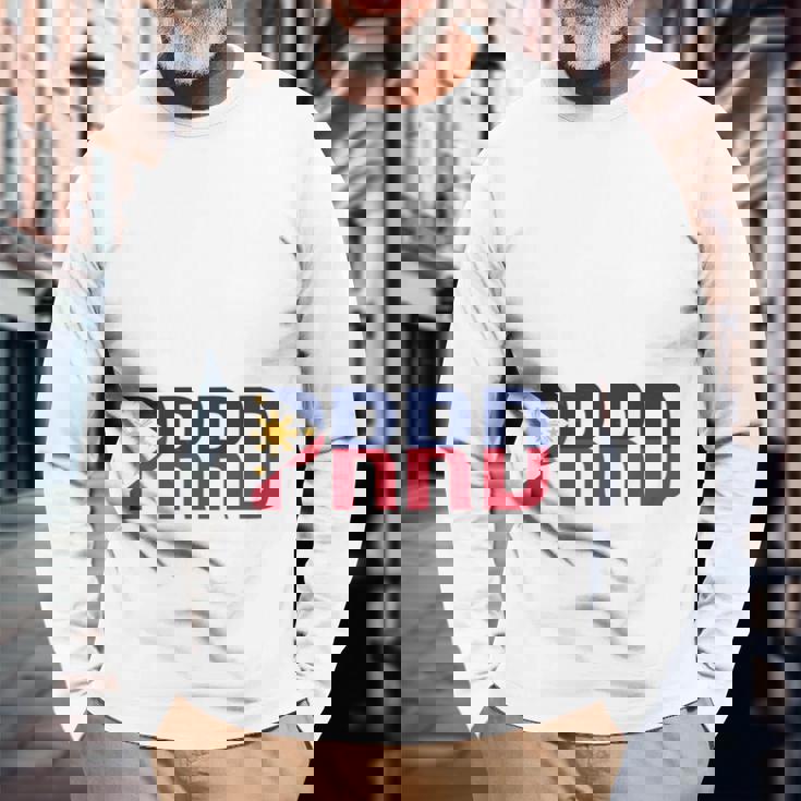 フリードゥテルテ サポーター ロドリゴ・ディゴン・ドゥテルテ大統領 長袖tシャツ 長袖Tシャツ 高齢者への贈り物