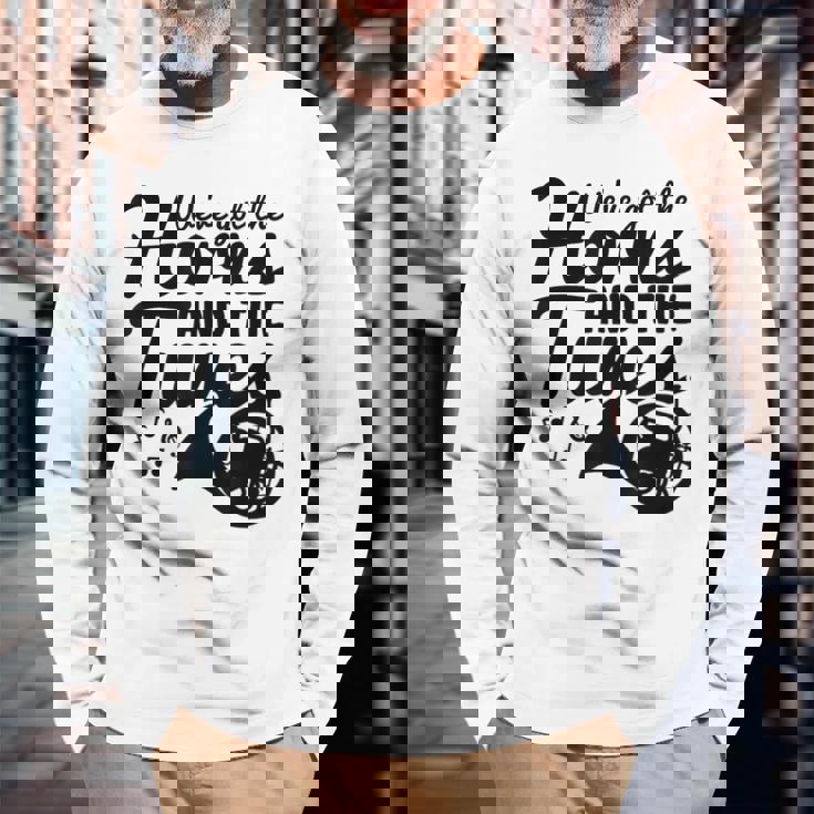 フレンチホルン ダブルホルン 長袖Tシャツ 高齢者への贈り物