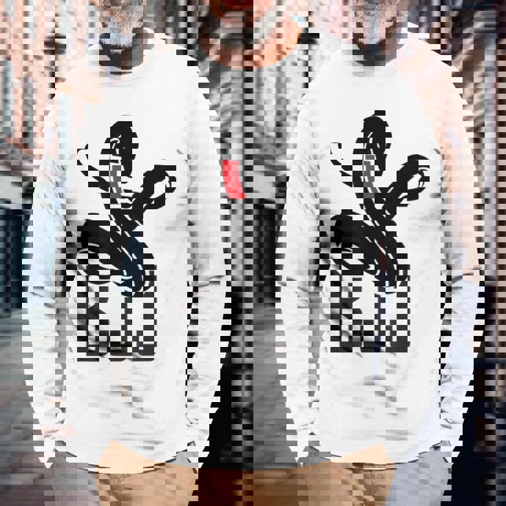 ブラジリアン柔術マンバ蛇 Bjjブラックベルト 長袖Tシャツ 高齢者への贈り物