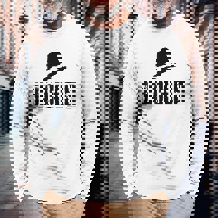 ブラックリストハットアイコン 長袖Tシャツ 高齢者への贈り物