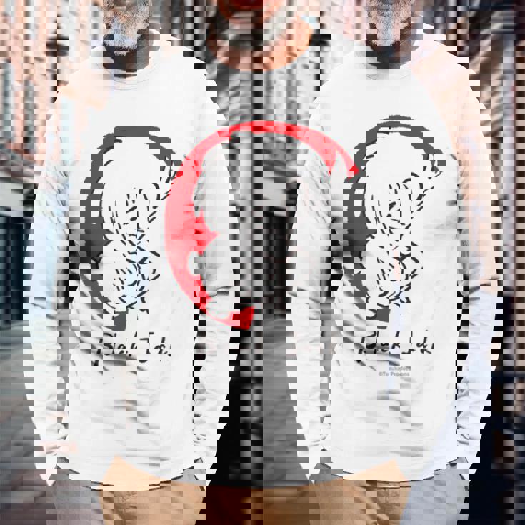 ブラック・ジャック Loose Drawing Jack B Ctezuka Productions 長袖Tシャツ 高齢者への贈り物