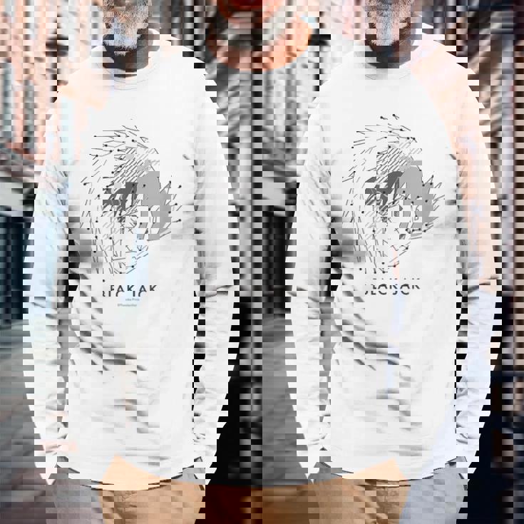 ブラック・ジャック 幾何学 （ブラック・ジャック） Ctezuka Productions 長袖Tシャツ 高齢者への贈り物