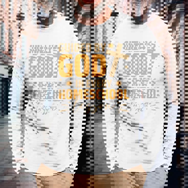 ホームスクールママホームスクールママ 長袖Tシャツ 高齢者への贈り物