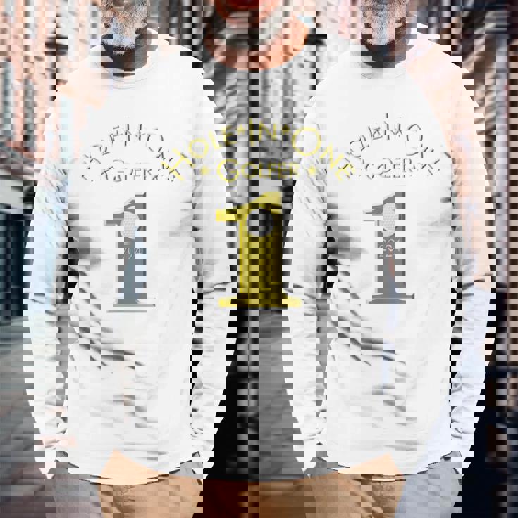 ホールインワンゴルファー2024ホールインワンゴルフ記念品 Hole In One Golfer 2024 長袖Tシャツ 高齢者への贈り物