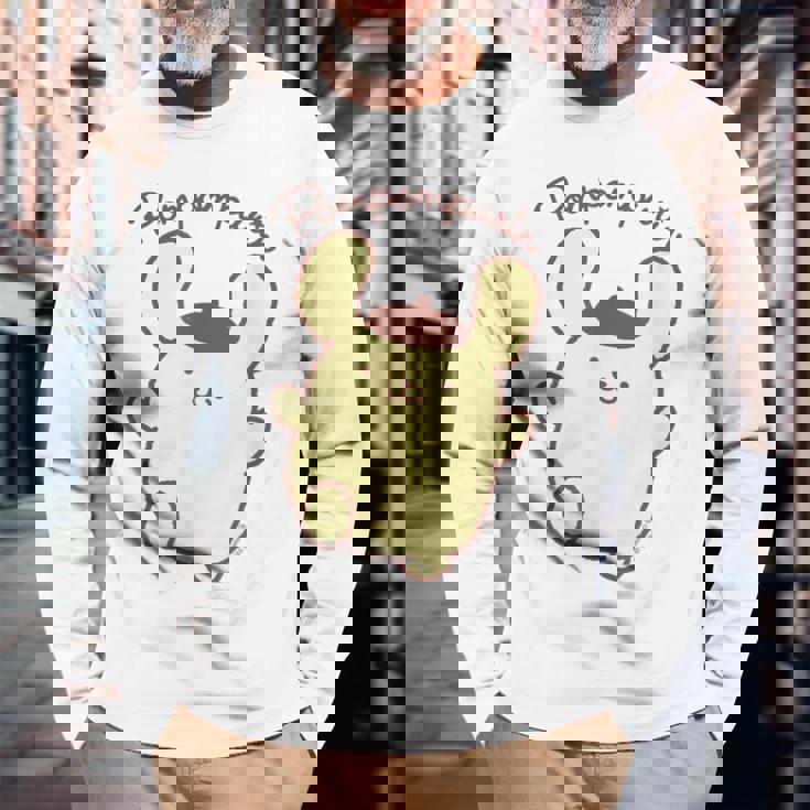 ポムポムプリン ジャンプ ライトカラー 長袖Tシャツ 高齢者への贈り物