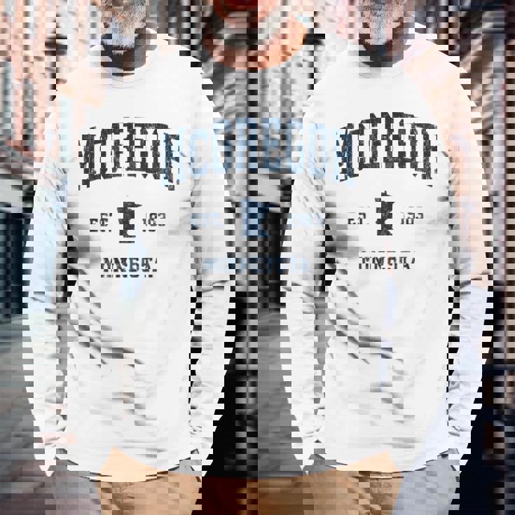 マクレガー ミネソタ Mn ヴィンテージ アスレチック ネイビー スポーツデザイン 長袖tシャツ 長袖Tシャツ 高齢者への贈り物