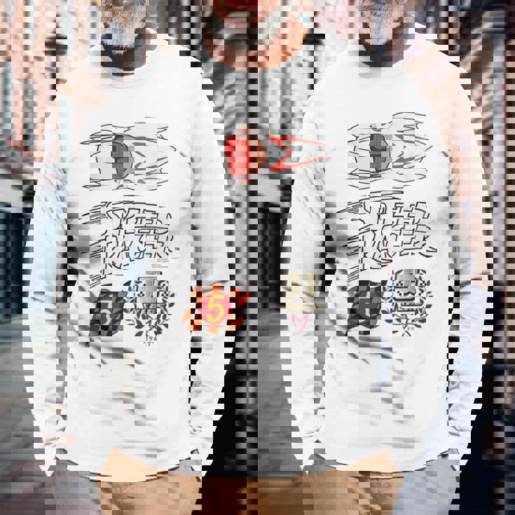 マッハgogogo R 長袖Tシャツ 高齢者への贈り物