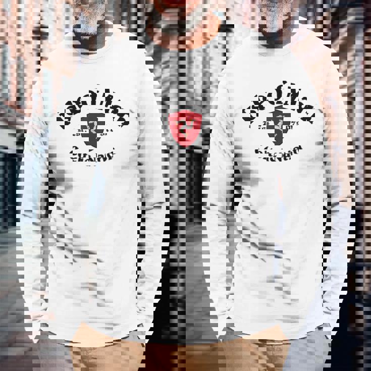 マン島ケルト国家設立978 長袖Tシャツ 高齢者への贈り物