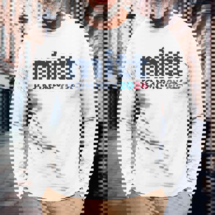 ミット・ロムニー 2024 長袖Tシャツ 高齢者への贈り物