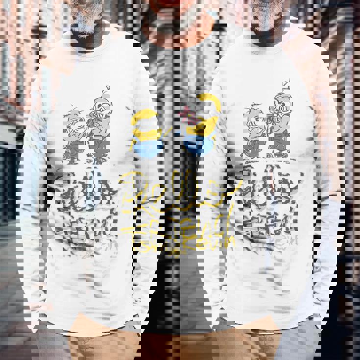 ミニオン Bello Friend Tom Kevin 長袖Tシャツ 高齢者への贈り物