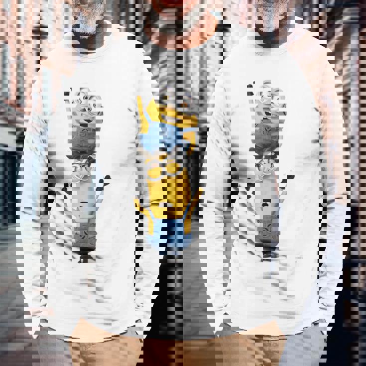 ミニオン Bob&Kevincg 長袖Tシャツ 高齢者への贈り物