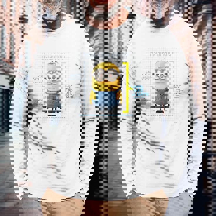 ミニオン Mathdave 長袖Tシャツ 高齢者への贈り物