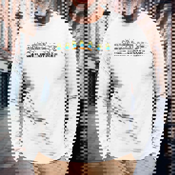 ミニオンkate It…Don't Break It 長袖Tシャツ 高齢者への贈り物