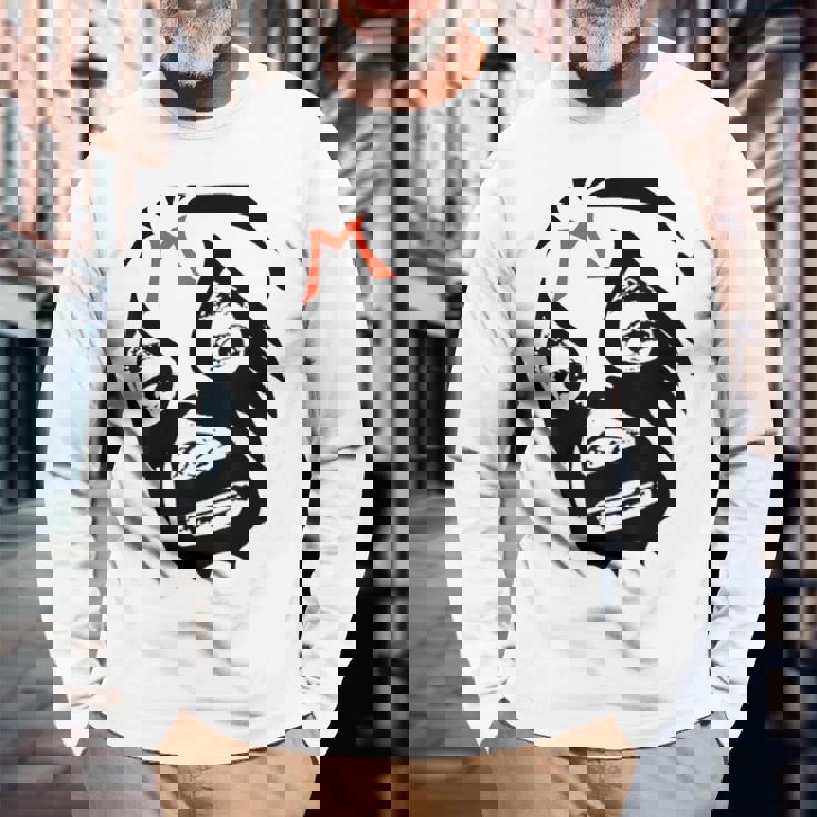 ミルマスカラス ルチャ・リブレ メキシカンレスラーレジェンド 長袖Tシャツ 高齢者への贈り物