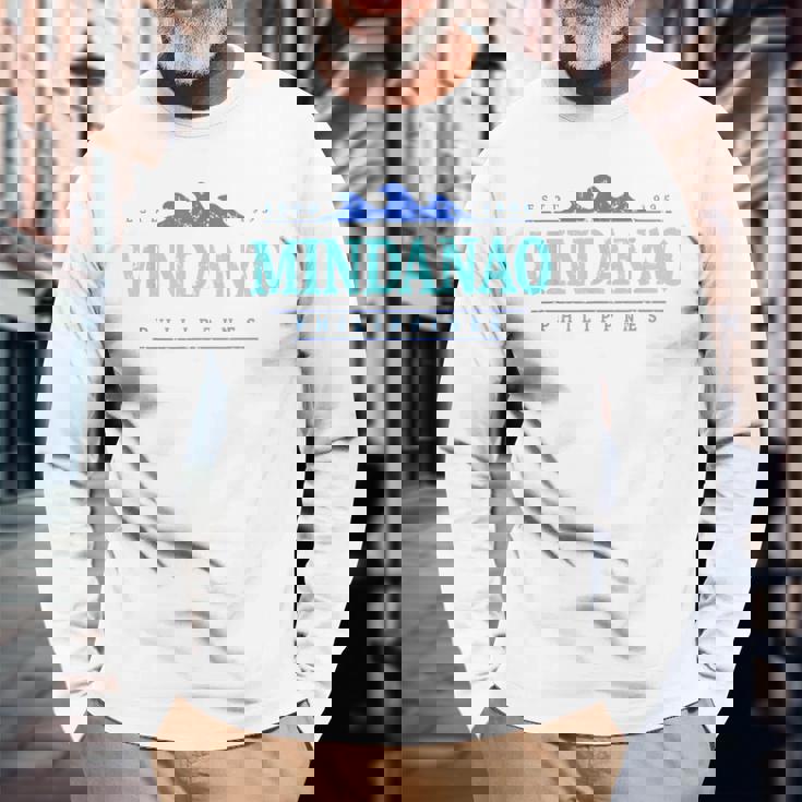 ミンダナオ フィリピン 長袖Tシャツ 高齢者への贈り物