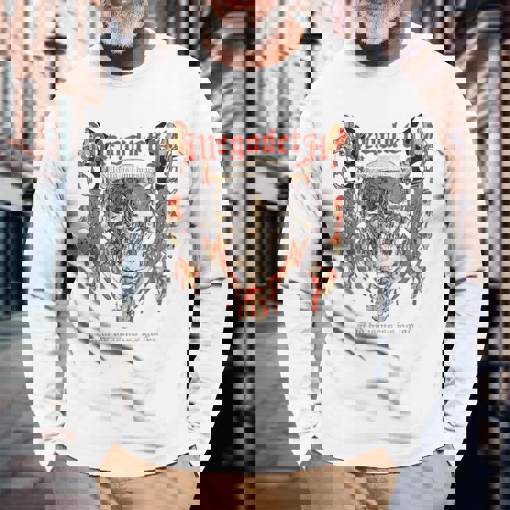 メガデス Killing Is My Businessketch 長袖Tシャツ 高齢者への贈り物