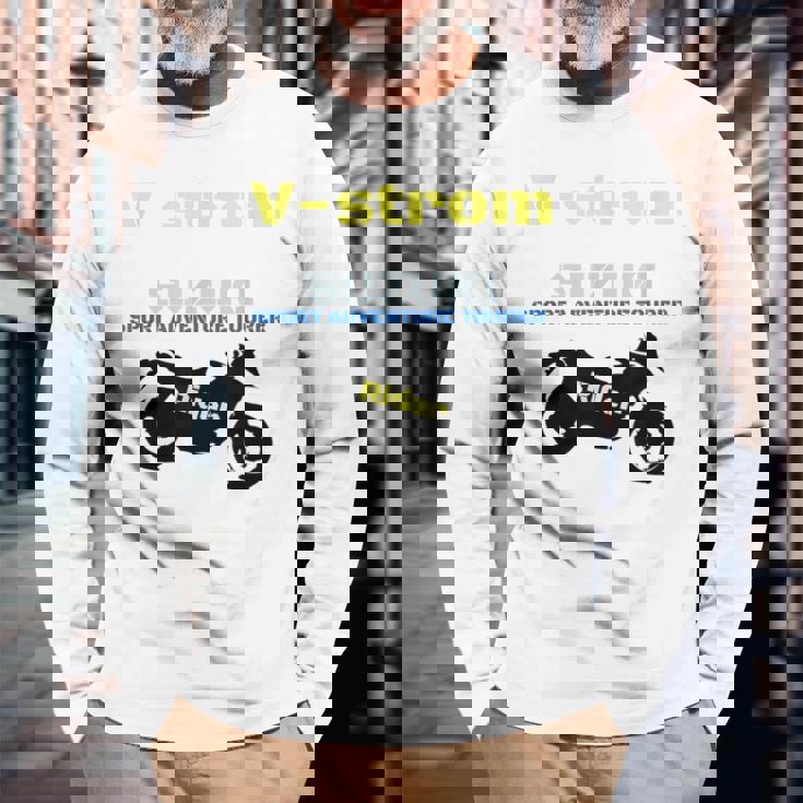 モトシャツストローム 長袖Tシャツ 高齢者への贈り物