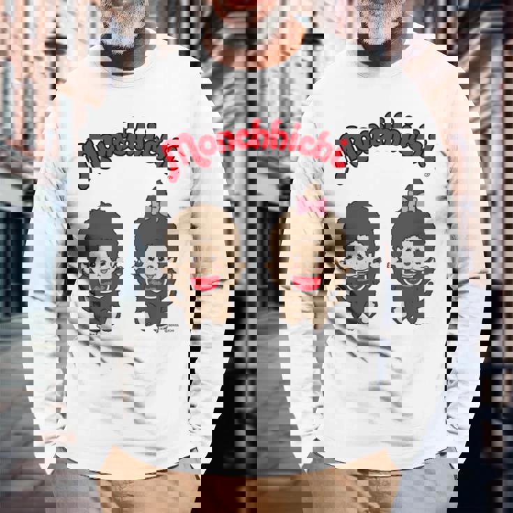 モンチッチグラフィック 長袖tシャツ 長袖Tシャツ 高齢者への贈り物