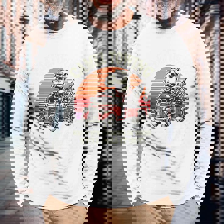 ラクダ牽引、しっかりと固定されている場合は引き出します。 長袖tシャツ 長袖Tシャツ 高齢者への贈り物