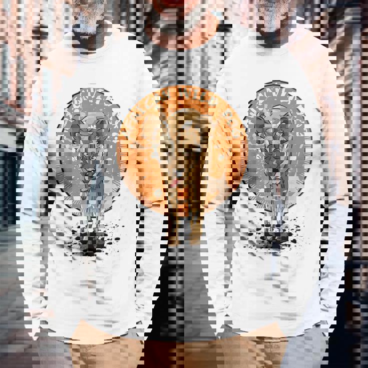 リカオン 長袖Tシャツ 高齢者への贈り物