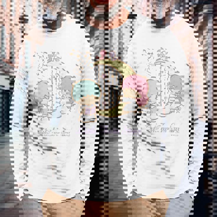 リトルツインスターズ コンサート ライトカラー 長袖Tシャツ 高齢者への贈り物