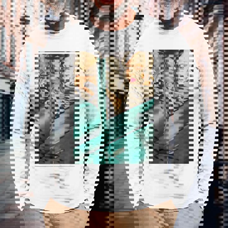 レンピカセルフポートレートの絵画autoportrait タマラ・ド・レンピッカ 長袖tシャツ 長袖Tシャツ 高齢者への贈り物