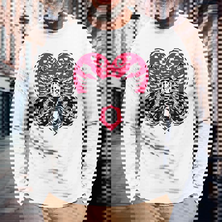 ロカビリー 50年代 ロックンロール ダンスパーティー ソック ホップ ミュージック 60年代 長袖tシャツ 長袖Tシャツ 高齢者への贈り物